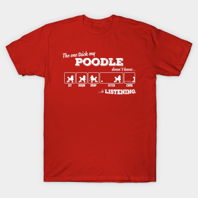 Poodle T-Shirt by nektarinchen